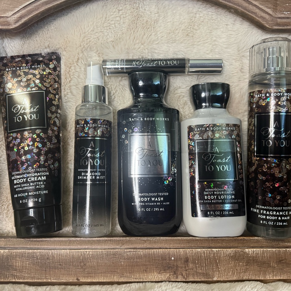 Bath & Body Works “A Toast To You” fragrance set.